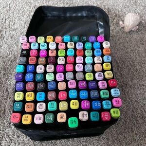 100pc  Marker Set with Case